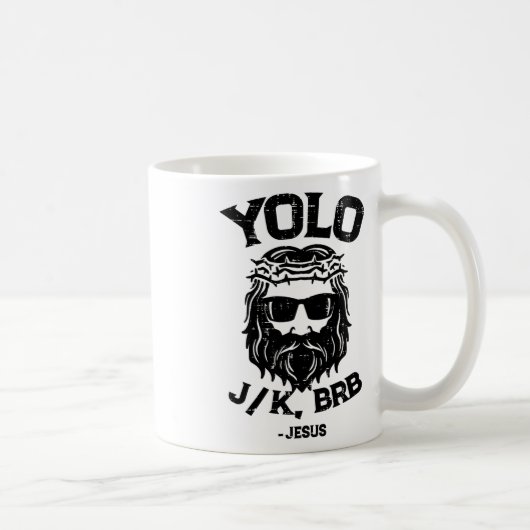 イースターの復活キリスト冗談Tシャツ コーヒーマグカップ (右)