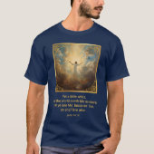 イースターの復活 宗教的なデザイン Tシャツ (正面)