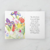 イースターの愛の親愛なる娘のため シーズンカード (内部)