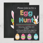 イースターの招待状 招待状 (正面/裏面)