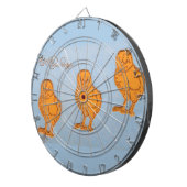 イースターの挨拶のヒナ（青） ダーツボード (正面右)