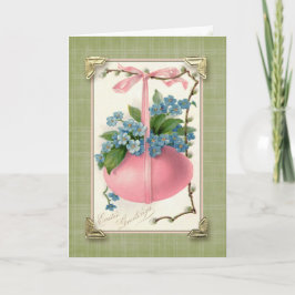 イースターの挨拶のヴィンテージ再生 シーズンカード