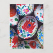 イースターの挨拶カルサイの卵 シーズンポストカード (正面)