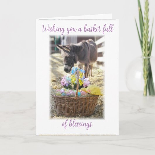 イースターの挨拶カード シーズンカード (正面)