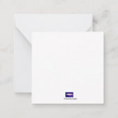 イースターの挨拶カード ノートカード (裏面)