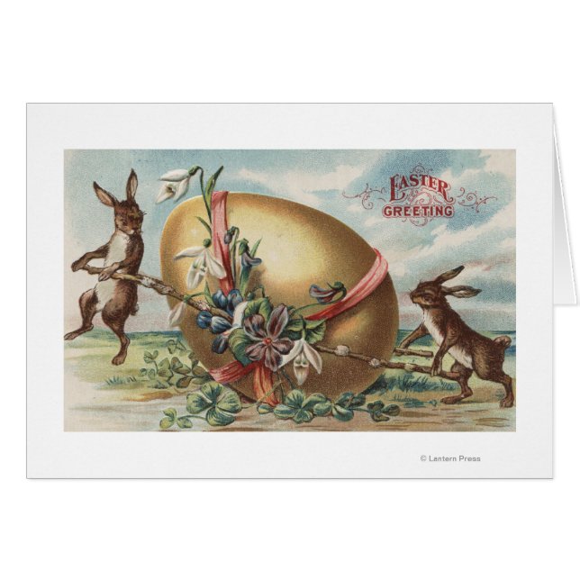 イースターの挨拶ラビ飾ッビット (正面横)