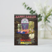 イースターの挨拶最高のと願い シーズンポストカード (スタンド正面)