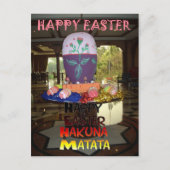 イースターの挨拶最高のと願い シーズンポストカード (正面)