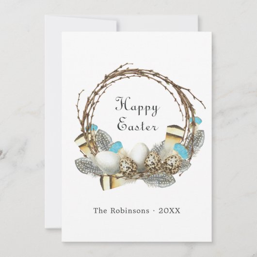 イースターの挨拶 シーズンカード (正面)