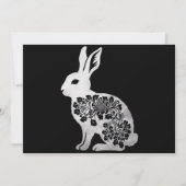 イースターの日うさぎ シーズンカード (正面)