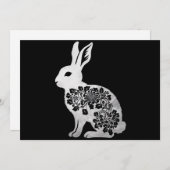 イースターの日うさぎ シーズンカード (正面/裏面)