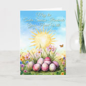 イースターの日の出があなたのハートを照らす カード (正面)