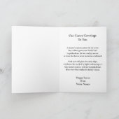 イースターの日の出があなたのハートを照らす カード (内部)