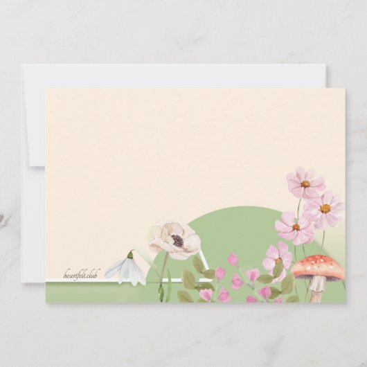 イースターの日曜日の招待状 招待状 (裏面)