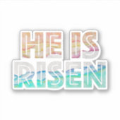 イースターの日 – 彼は復活した シール (正面)