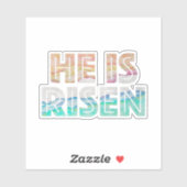 イースターの日 – 彼は復活した シール (シート)