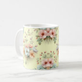イースターの春の花 コーヒーマグカップ (正面左)