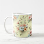 イースターの春の花 コーヒーマグカップ (左)