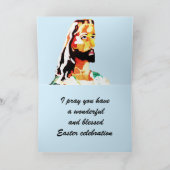 イースターの朝、イエスが現れた カード (内部)