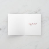 「イースターの株を取る」ノートカード シーズンカード (内部)