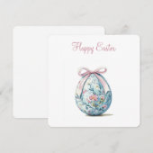 イースターの楽しいお誘い 招待状 (正面/裏面)