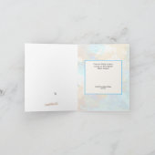 イースターの水彩画チルバニー ラビット イースターカード カード (内部)