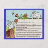 イースターの焼きハム レシピ カード (正面)