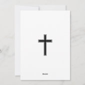 イースターの祝福 お名前入りフォトテンプレート シーズンカード (裏面)