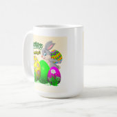 イースターの祝福 コーヒーマグ コーヒーマグカップ (正面左)