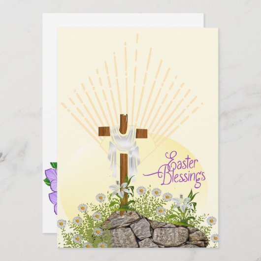 イースターの祝福 シーズンカード (正面/裏面)