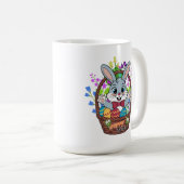イースターの祝福 - ホップイースター コーヒーマグ コーヒーマグカップ (正面右)