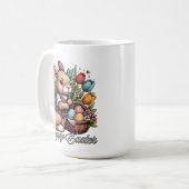 イースターの祝福-幸せなイースター コーヒーマグ コーヒーマグカップ (正面左)