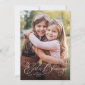 イースターの祝福　縦写真カード シーズンカード (正面)