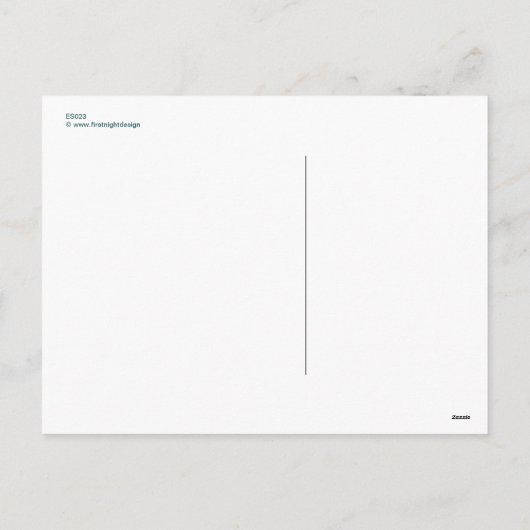 イースターの競争のノウサギ シーズンポストカード (裏面)