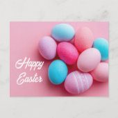 イースターの絵葉書（イースターエッグ付き） ポストカード (正面)