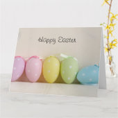 イースターの美しいグリーティングカード カード (黄色い花)