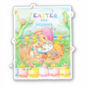 イースターの色は卵を設計した。 シール (正面)