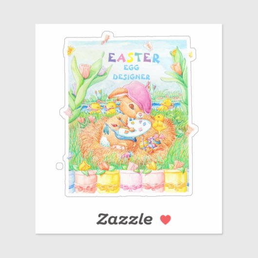 イースターの色は卵を設計した。 シール (シート)