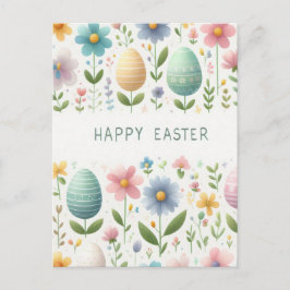 イースターの花が咲く喜び ポストカード