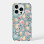 イースターの花 デコレーション iPhoneケース (裏面)