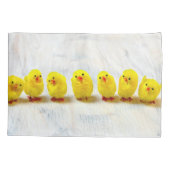 イースターの装飾-ひなが続く 枕カバー (裏面)