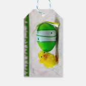 イースターの装飾 – イースターの卵と雛 ギフトタグ (裏面)