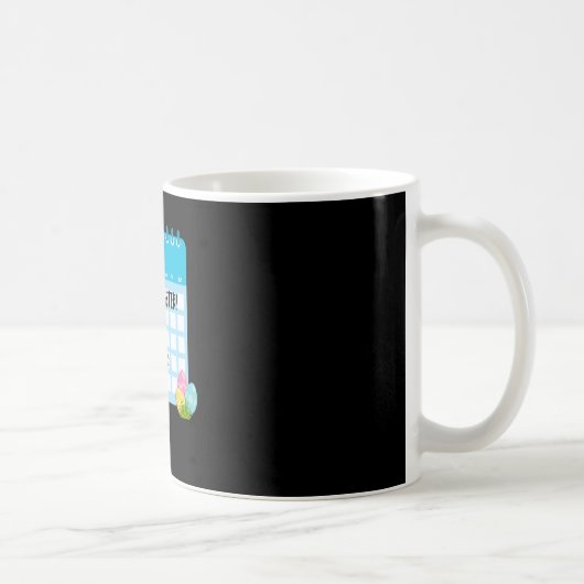 イースターの豚 うさぎの耳 カレンダー 楽しい イースター コーヒーマグカップ (右)