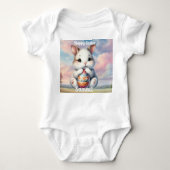 イースターの贈り物 男の子用 ベビーボディスーツ (正面)