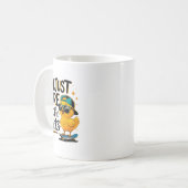 イースターの赤ちゃん、女の子にモテたいだけ コーヒーマグカップ (正面左)