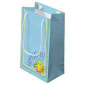イースターの雛鳥とお花 スモールペーパーバッグ (裏面アングル)