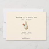 イースターの願いを持って市場に出回るヴィンテージの束 シーズンカード (裏面)