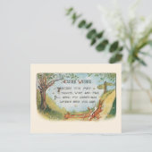 イースターの願いを持って市場に出回るヴィンテージの束 ポストカード (スタンド正面)