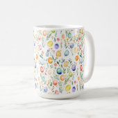 イースターの願いテーブルクロス コーヒーマグカップ (正面右)