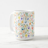 イースターの願いテーブルクロス コーヒーマグカップ (正面左)